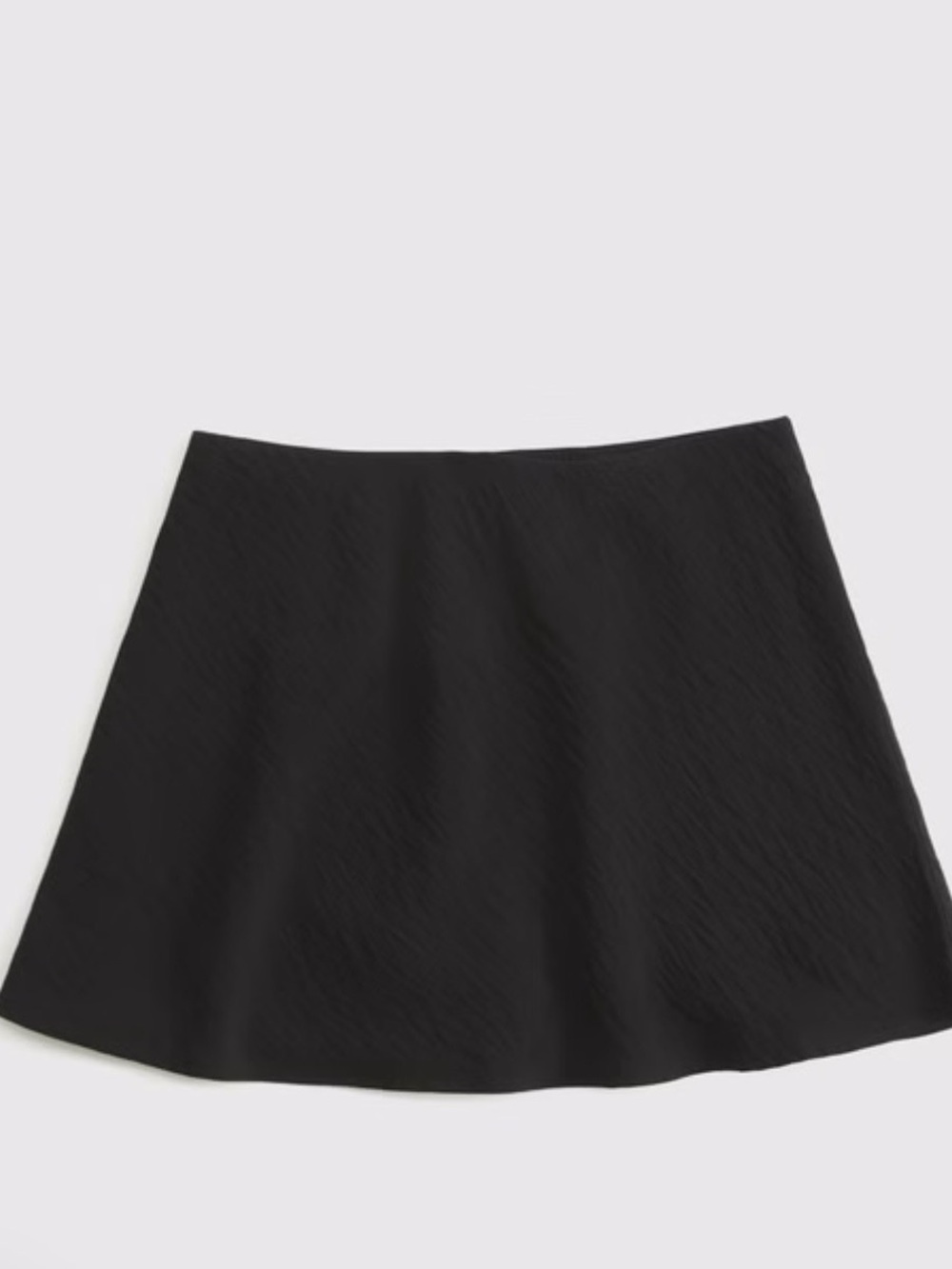 Abercrombie & Fitch Black Mini Skort size L